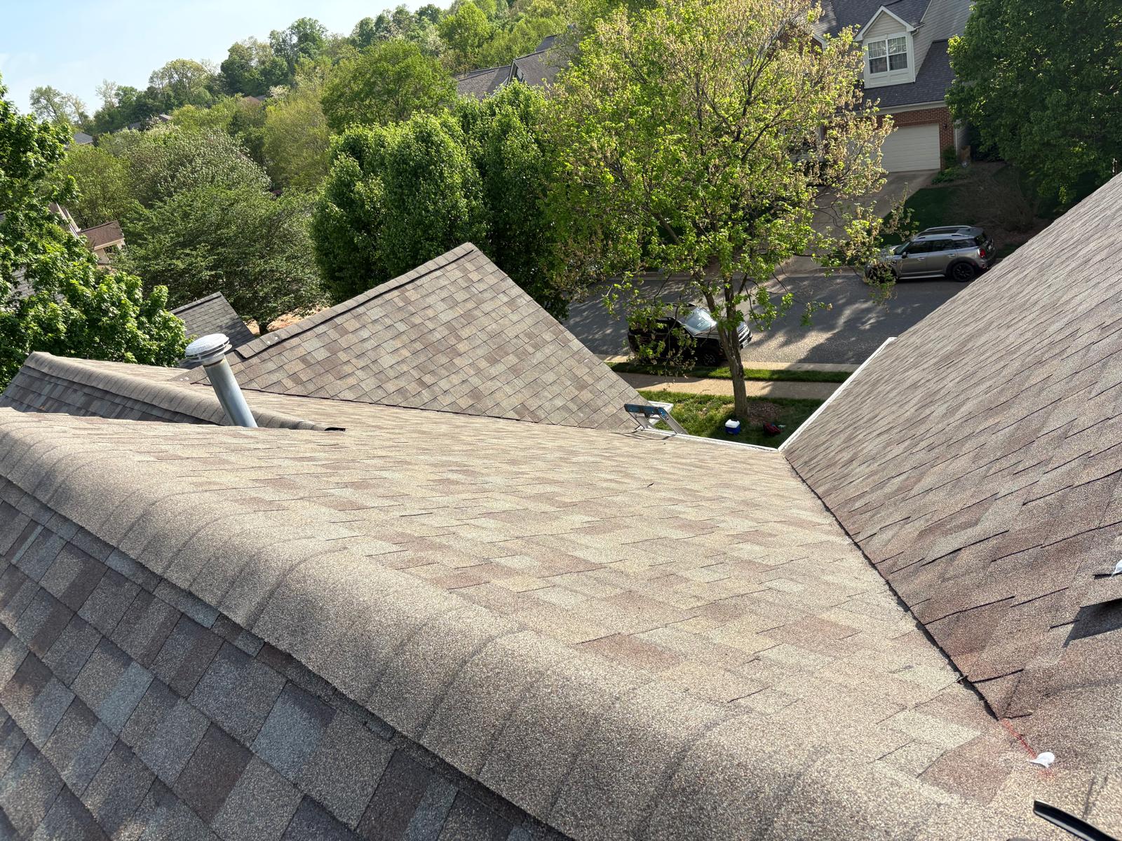 Architectural shingle roof angles Houston